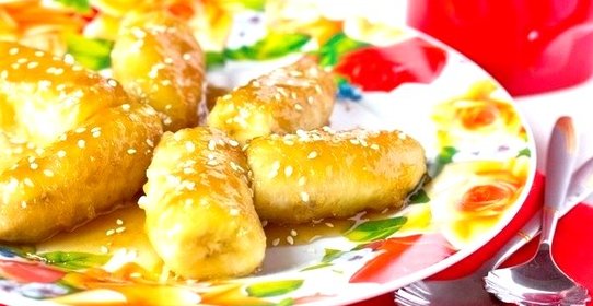 Бананы в карамели