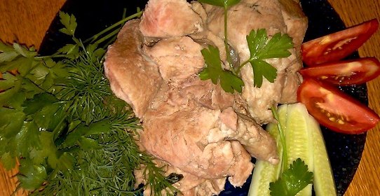 Отварное мясо