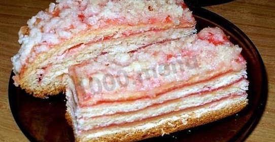 Пирог с повидлом из теста Жербо