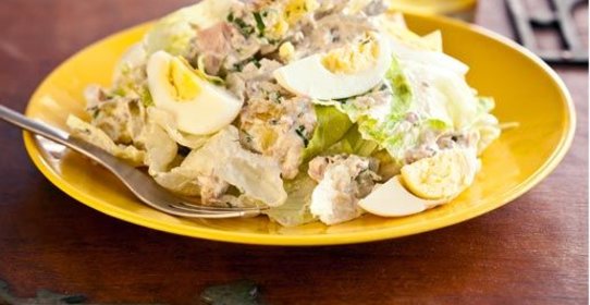 Теплый картофельный салат