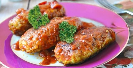 Котлеты с капустой и куриным фаршем