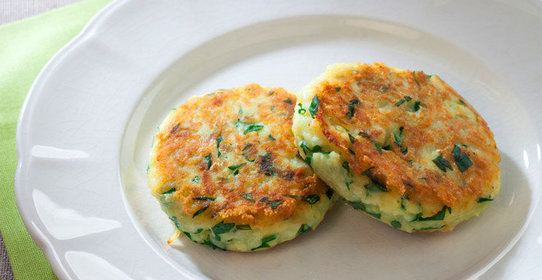 Котлеты из лука и картошки