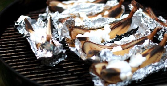 Бананы-гриль от «Mitten Coffee»