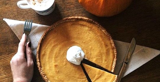 Тыквенный пирог с крошкой печенья «Юбилейное»