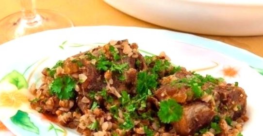 Баранина с гречкой