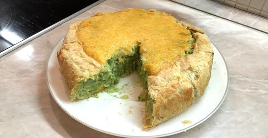 Пирог с картофелем и брокколи от Джейми Оливера