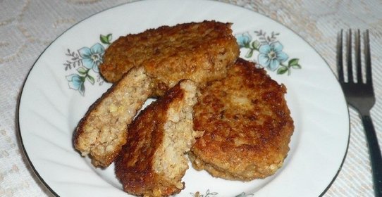 Котлеты из крупы