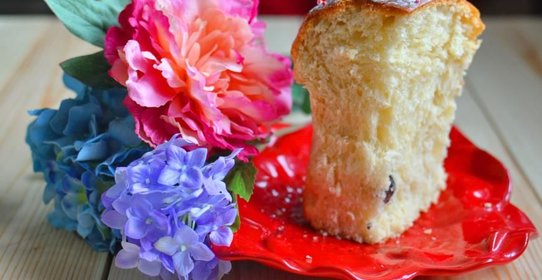 Кулич со сгущенным молоком