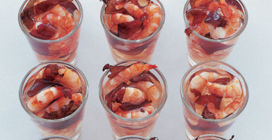 Креветки в желе