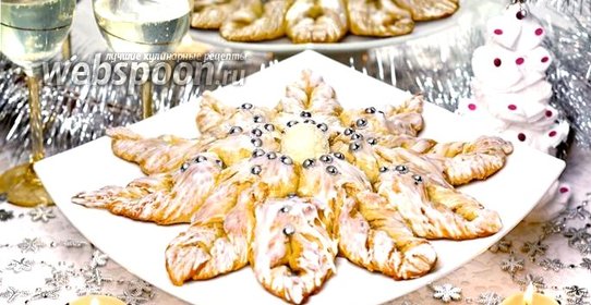 Пирог «Волшебная снежинка»