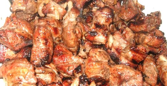 Шашлык из свинины с пивом