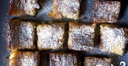 Дрожжевой пирог со сливочной начинкой