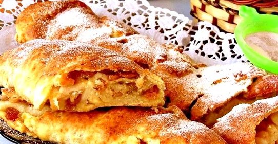 Рулетики из творожного теста