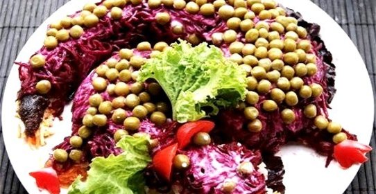 Салат Новогодний дракон