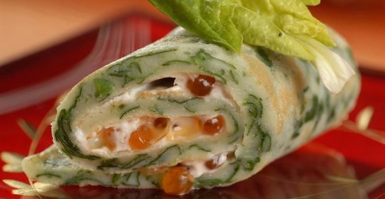 Рулетики из блинов