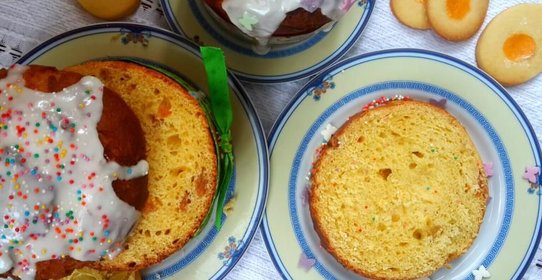 Кулич лимонный