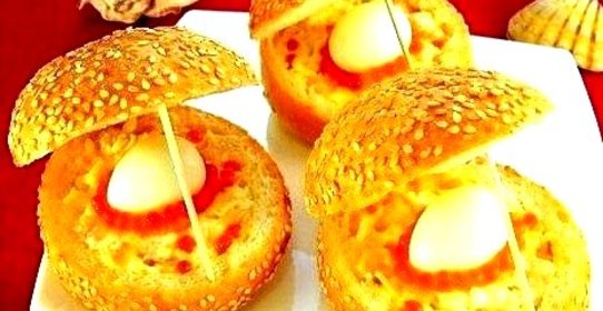 Бутерброд «Морская раковина»