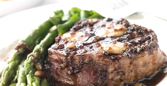 Бифштекс с бальзамическим уксусом