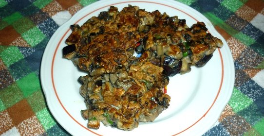 Котлеты из баклажанов