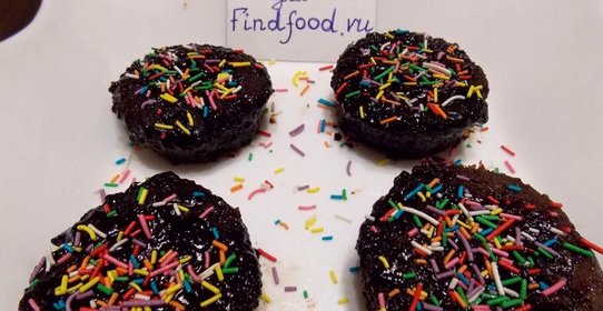 Шоколадное пирожное в микроволновке