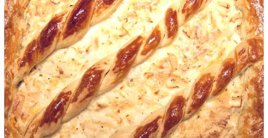 Курник (Открытый пирог с курицей)