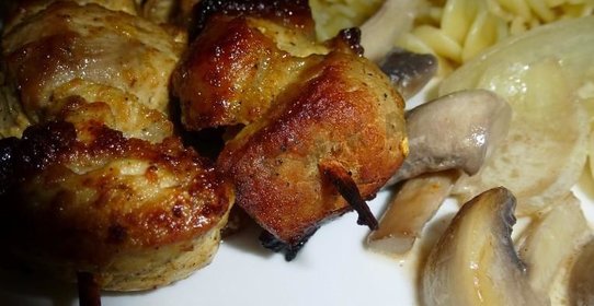 Шашлык в горчице