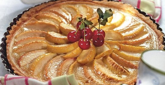 Яблочно-карамельный пирог