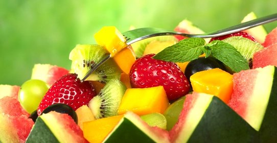 Фруктовое ассорти в арбузе