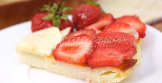 Летний пирог с рикоттой