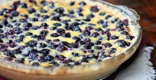 Финский черничный пирог