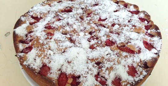 Клубничный пирог