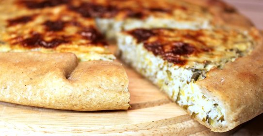 Пирог с цукини и фетой