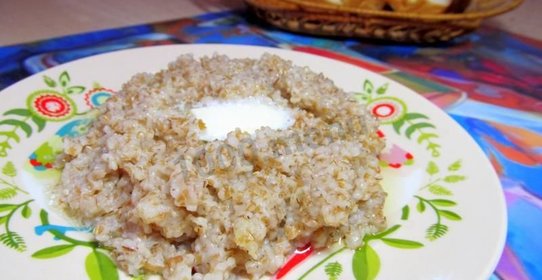 Пшеничная каша на воде