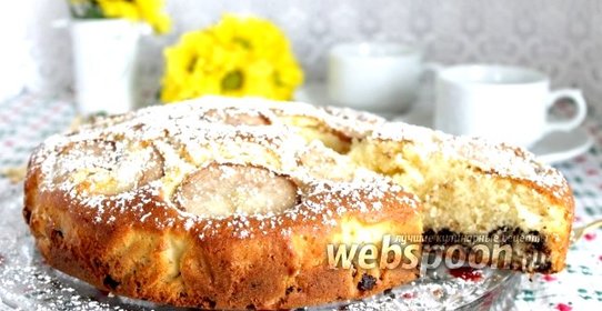 Грушевый пирог по-итальянски
