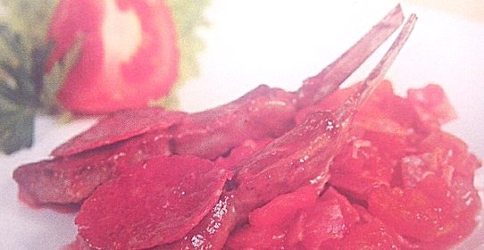 Котлеты из барашка по‑наваррски