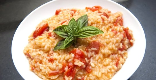 Ризотто с помидорами