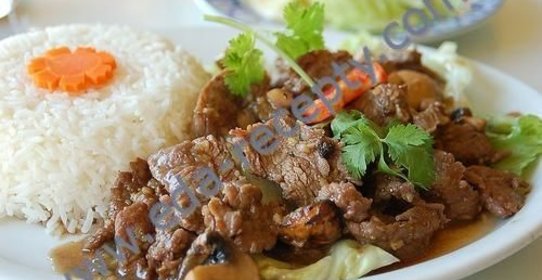 Говядина в соевом соусе по-тайски