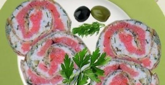 Норвежские рулетики с горбушей