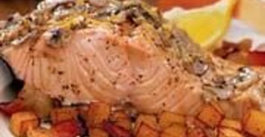 Форель по-бретонски