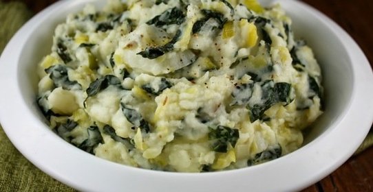 Колканнон с капустой кале