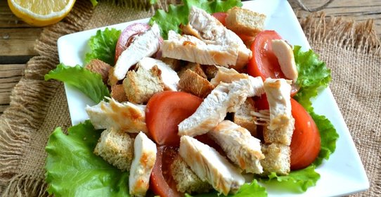 Салат из филе индейки