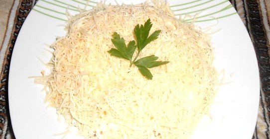 Нежный салат с семгой