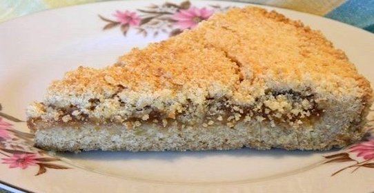 Пирог с яблочным джемом