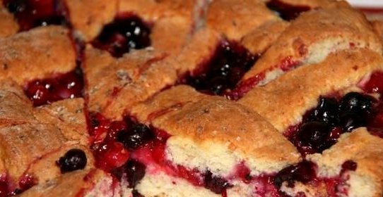 Пирог с ягодами