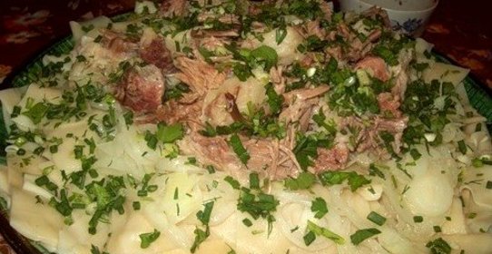 Бешбармак по-татарски