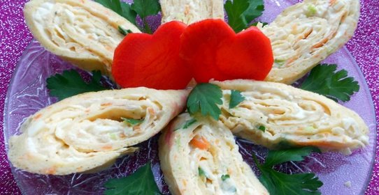 Нежные рулетики