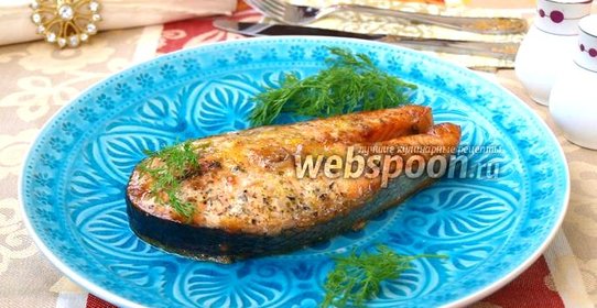 Стейки сёмги в соевой глазури