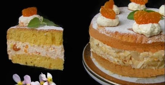 Торт Мандариновый рай