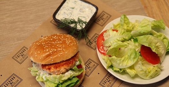 Аппетитные бургеры «Из лосося»