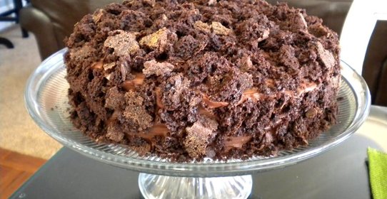 Шоколадный торт Черная вуаль